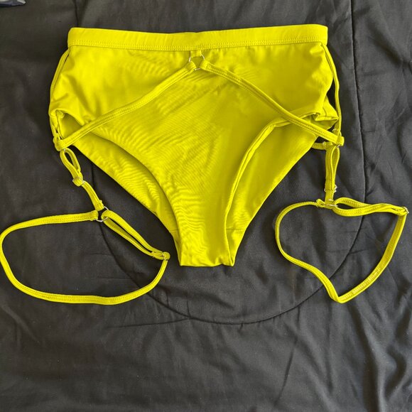 NWOT Nona Perkasa Angel Pole Bottoms - Vert Green, Size S - Picture 4 of 8